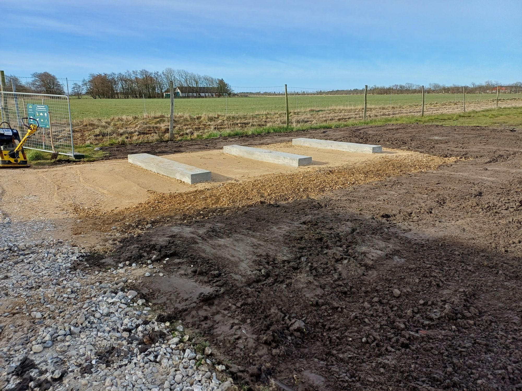 Støbning af fundament